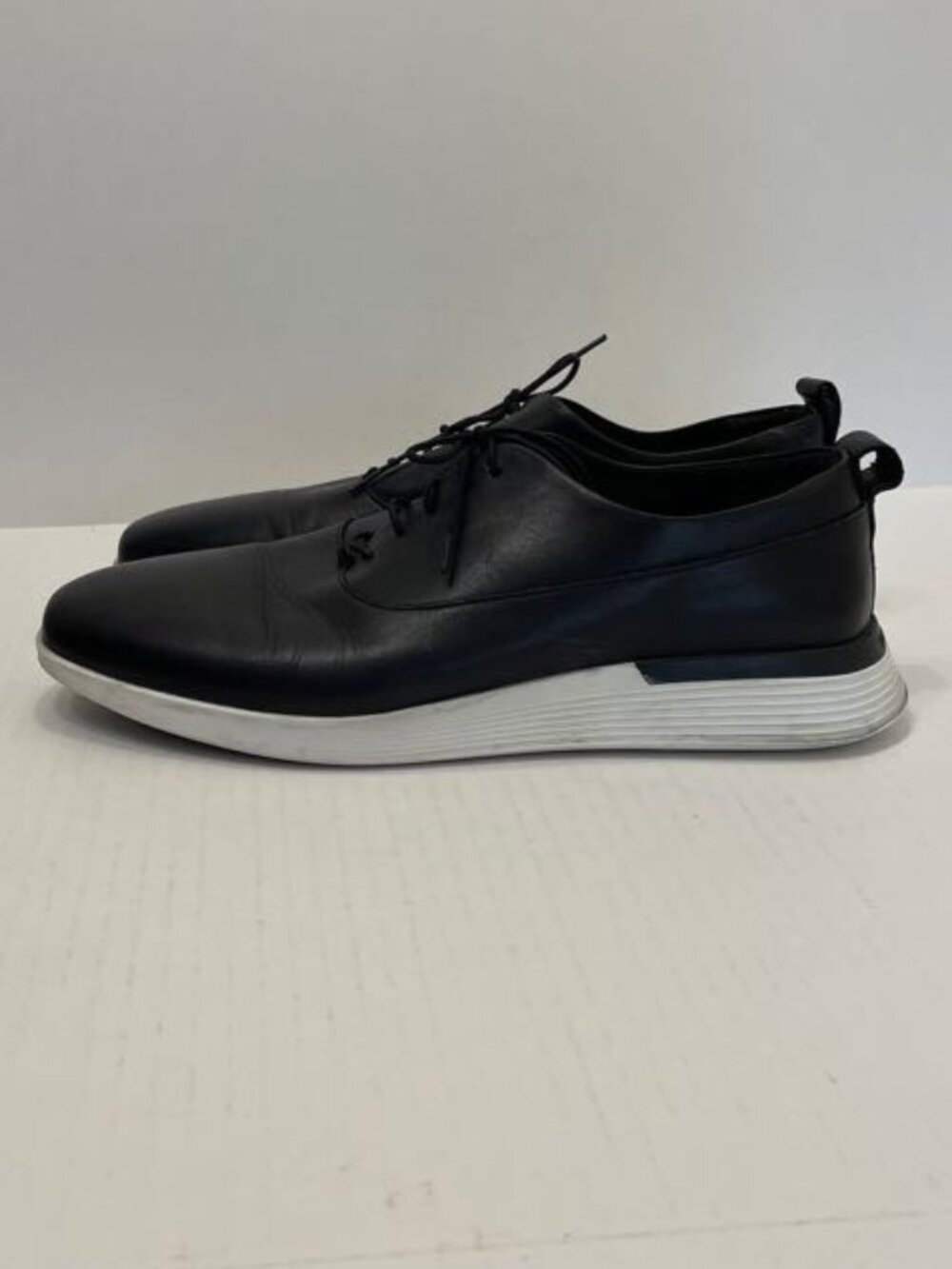Wolf and Shepherd Crossover Derby Shoes Leather Men's Size 11.5 M Black Sneakers